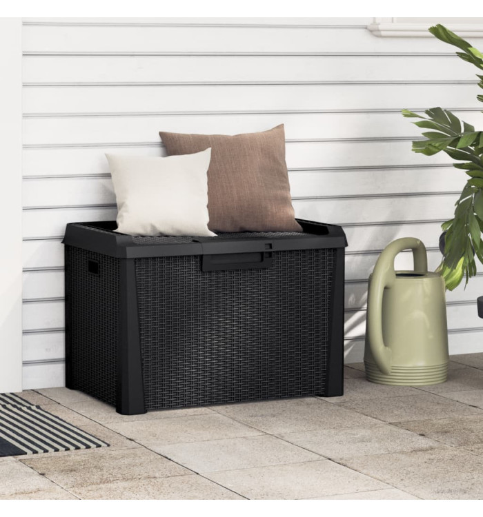 Boîte de rangement de jardin anthracite 125 L PP | Mobilier & Déco
