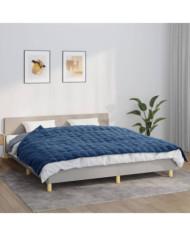 Couverture lestée Bleu 155x220 cm 7 kg Tissu | Mobilier & Déco
