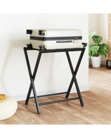 Porte-bagages noir 68,5x38x58 cm bambou | Mobilier & Déco