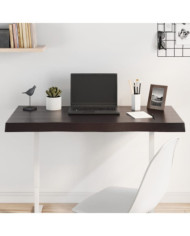 Dessus de table bois massif traité bordure assortie | Mobilier & Déco