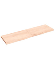 Étagère murale 140x40x(2-4) cm bois de chêne massif non traité | Mobilier & Déco