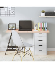 Dessus de table 120x50x(2-4) cm bois de chêne massif non traité | Mobilier & Déco