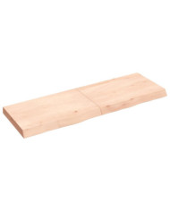 Étagère murale 120x40x(2-6) cm bois de chêne massif non traité | Mobilier & Déco