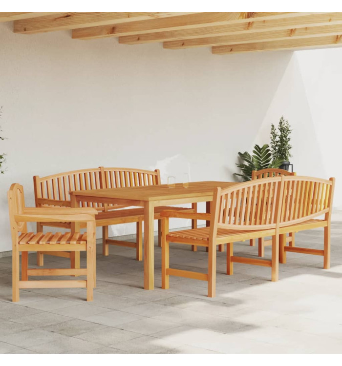 Ensemble à manger de jardin 5pcs Bois de teck massif | Mobilier & Déco