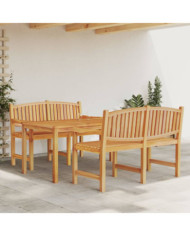 Ensemble à manger de jardin 3 pcs Bois de teck massif | Mobilier & Déco