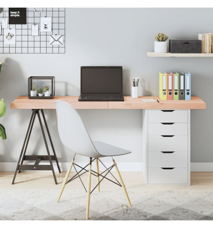 Dessus de table 160x60x(2-6) cm bois de chêne massif non traité | Mobilier & Déco