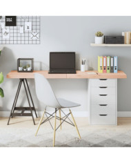 Dessus de table 160x60x(2-6) cm bois de chêne massif non traité | Mobilier & Déco
