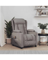 Fauteuil de massage Taupe Tissu | Mobilier & Déco
