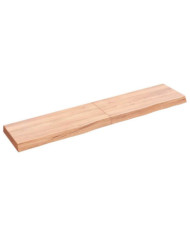 Étagère murale marron clair bois chêne massif traité | Mobilier & Déco