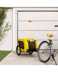 Remorque de vélo pour animaux de compagnie jaune et noir | Mobilier & Déco