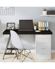 Dessus de table marron foncé bois chêne massif traité | Mobilier & Déco