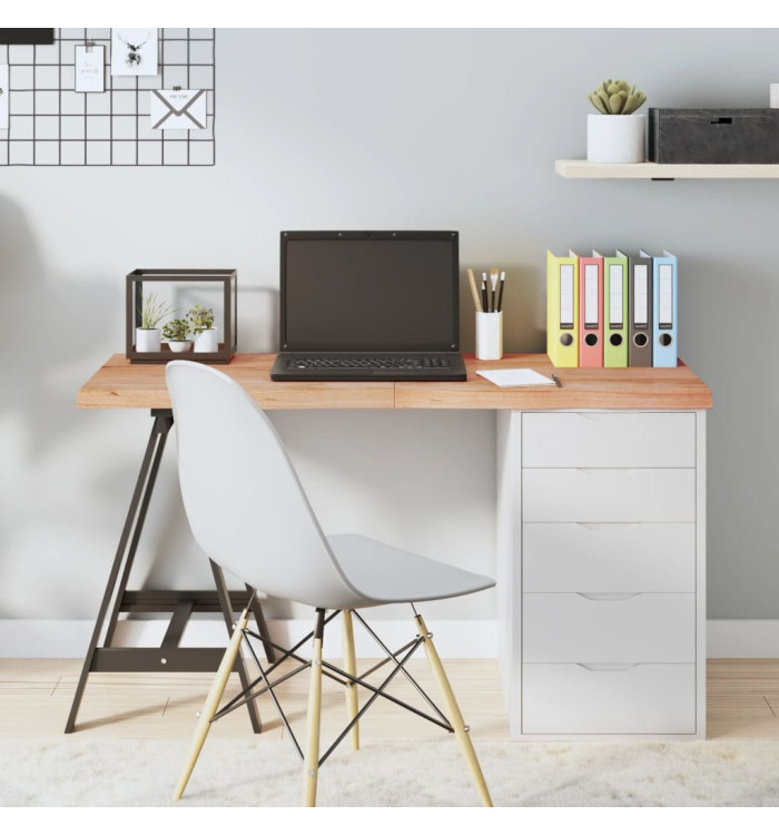 Dessus de table marron clair bois chêne massif traité | Mobilier & Déco