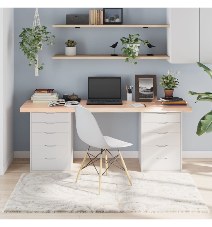 Dessus de table 180x40x(2-6) cm bois de chêne massif non traité | Mobilier & Déco