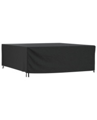 Housse de salon de jardin noir 260x260x90 cm imperméable 420D | Mobilier & Déco