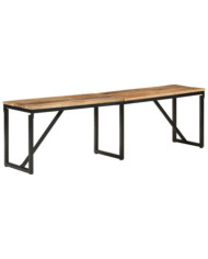 Banc 160x35x46 cm bois massif de manguier | Mobilier & Déco
