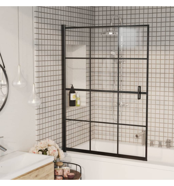 Cabine de douche ESG 100x140 cm Noir | Mobilier & Déco
