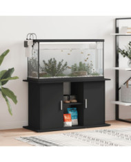 Support pour aquarium noir 101x41x58 cm bois d'ingénierie | Mobilier & Déco