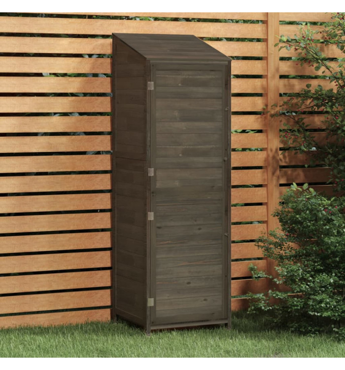 Remise de jardin Anthracite 55x52x174,5 cm Bois de sapin solide | Mobilier & Déco