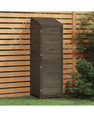 Remise de jardin Anthracite 55x52x174,5 cm Bois de sapin solide | Mobilier & Déco