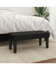 Banc Noir 70x30x30 cm Similicuir | Mobilier & Déco