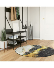 Tapis lavable multicolore Ø 120 cm antidérapant | Mobilier & Déco