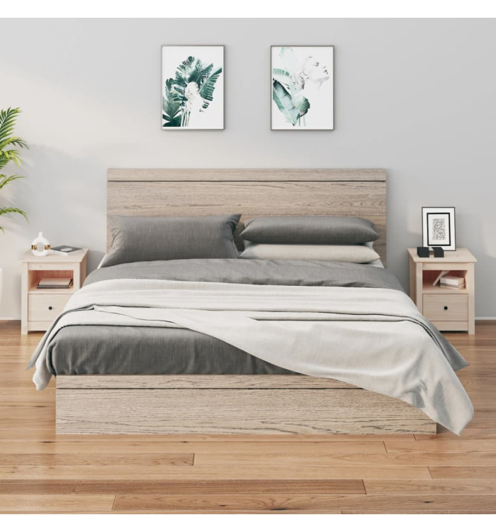 Tables de chevet 2 pcs 40x35x49 cm Bois de pin massif | Mobilier & Déco