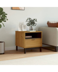 Table d'appoint FLAM 50x50x50 cm bois de pin massif | Mobilier & Déco