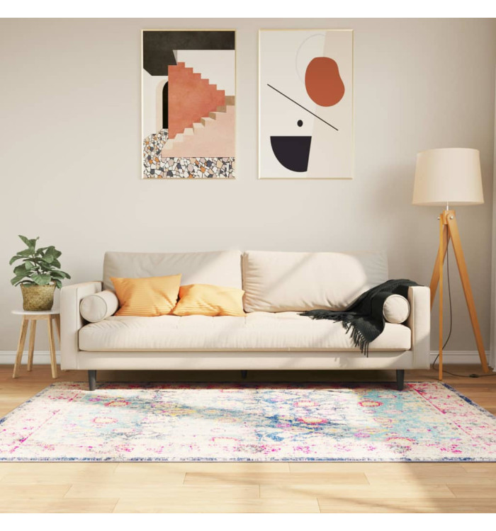 Tapis lavable multicolore 120x180 cm antidérapant | Mobilier & Déco