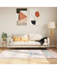 Tapis lavable multicolore 120x180 cm antidérapant | Mobilier & Déco