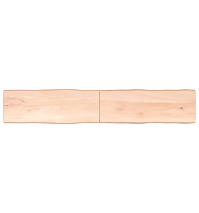 Dessus de table bois massif non traité bordure assortie | Mobilier & Déco