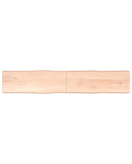 Dessus de table bois massif non traité bordure assortie | Mobilier & Déco