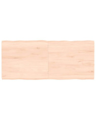Dessus de table bois massif non traité bordure assortie | Mobilier & Déco