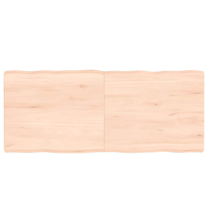Dessus de table bois massif non traité bordure assortie | Mobilier & Déco