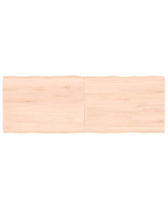 Dessus de table bois massif non traité bordure assortie | Mobilier & Déco