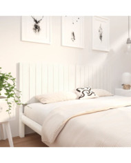 Tête de lit blanc 185,5x4x100 cm bois massif de pin | Mobilier & Déco