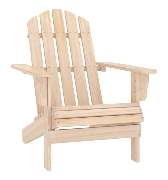 Chaise de jardin Adirondack bois de sapin massif | Mobilier & Déco