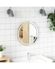Miroir de salle de bain à LED 50 cm rond | Mobilier & Déco