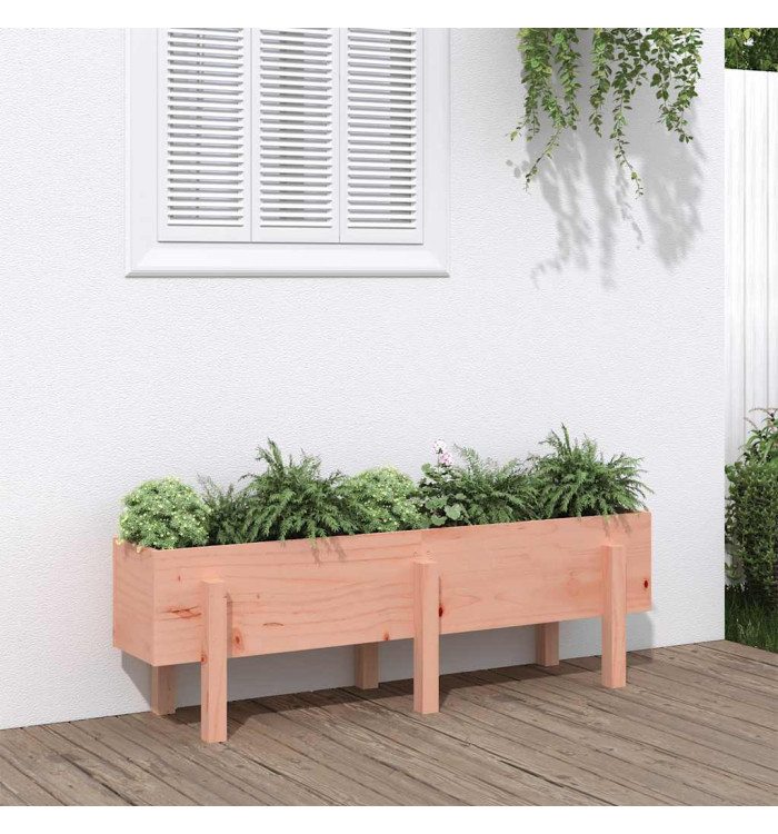 Lit surélevé de jardin 121x30x38 cm bois douglas massif | Mobilier & Déco