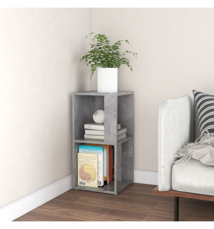Armoire d'angle Gris béton 33x33x67 cm Bois d'ingénierie | Mobilier & Déco
