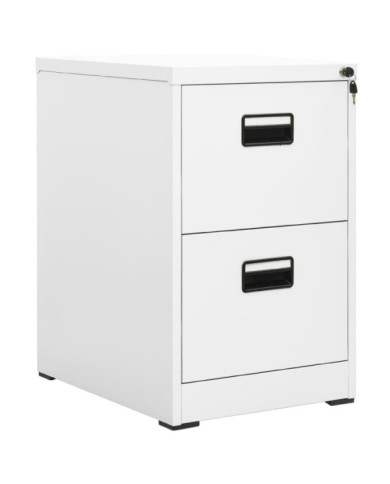 Classeur Blanc 46x62x72,5 cm Acier | Mobilier & Déco