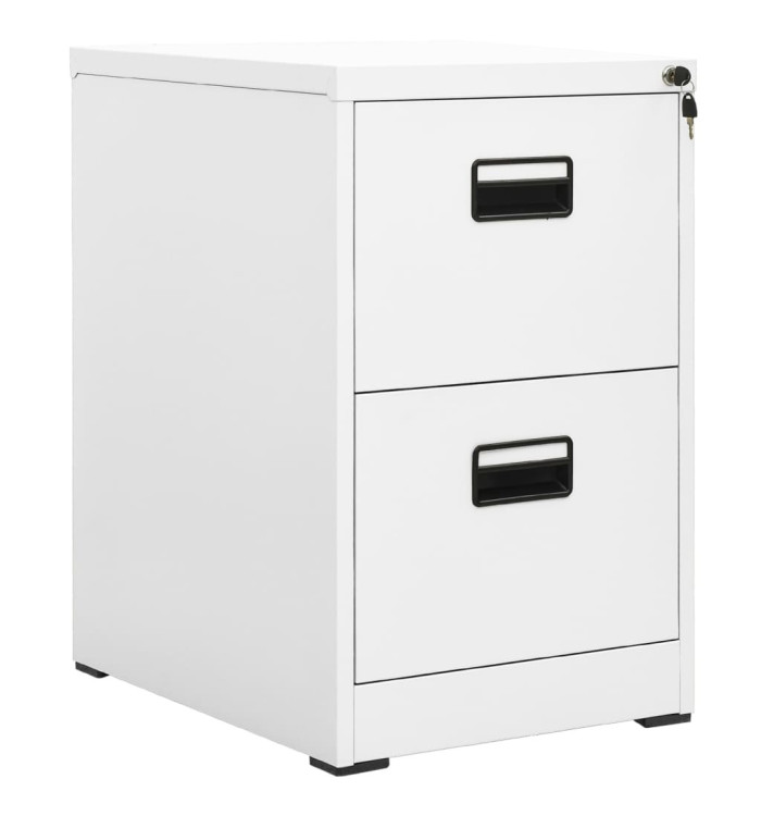 Classeur Blanc 46x62x72,5 cm Acier | Mobilier & Déco
