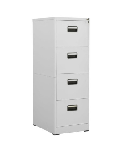 Classeur Gris clair 46x62x133 cm Acier | Mobilier & Déco