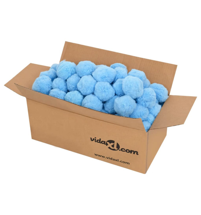 Boule anti-bactérienne filtrante de piscine bleu 700 g PE | Mobilier & Déco