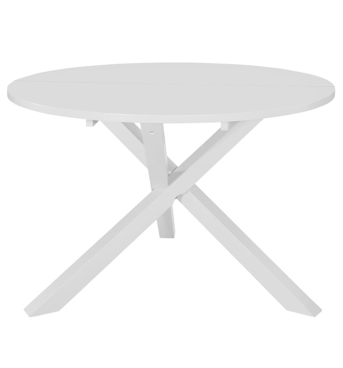 Table à manger Blanc 120x75 cm MDF | Mobilier & Déco