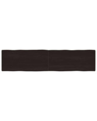 Dessus de table bois massif traité bordure assortie | Mobilier & Déco