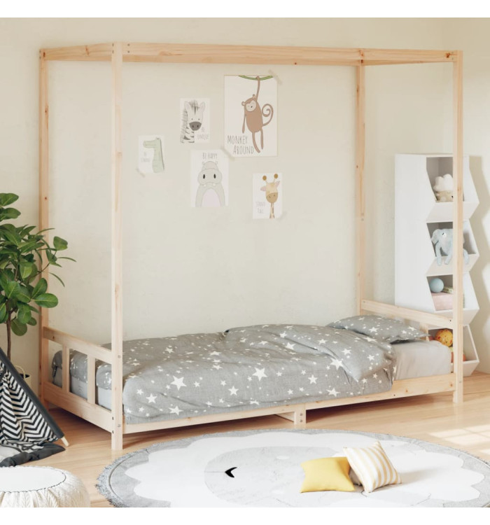 Cadre de lit pour enfants 90x200 cm bois de pin massif | Mobilier & Déco