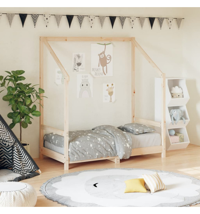 Cadre de lit pour enfant 70x140 cm bois de pin massif | Mobilier & Déco