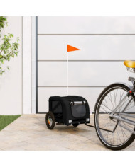 Remorque de vélo pour animaux de compagnie noir | Mobilier & Déco