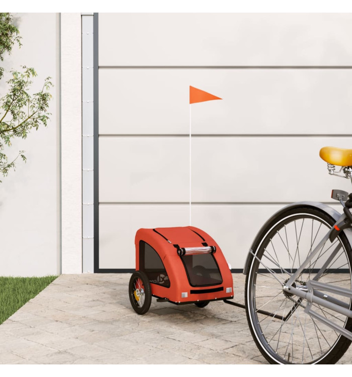 Remorque de vélo pour animaux de compagnie orange | Mobilier & Déco