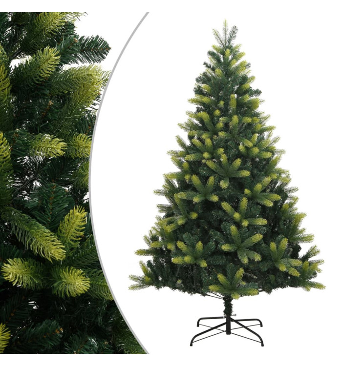 Sapin de Noël artificiel à charnières avec support 210 cm | Mobilier & Déco